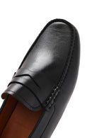 Erkek Siyah Casual Deri Loafer | Derimod