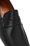 Erkek Siyah Casual Deri Loafer | Derimod