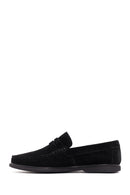 Derimod Fly Erkek Siyah Süet Deri Loafer | Derimod