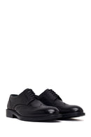 Male Black Lace-up Leather Classic Shoes | Derimod