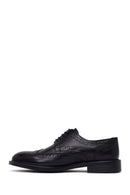 Male Black Lace-up Leather Classic Shoes | Derimod
