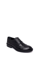 Male Black Lace-up Leather Classic Shoes | Derimod