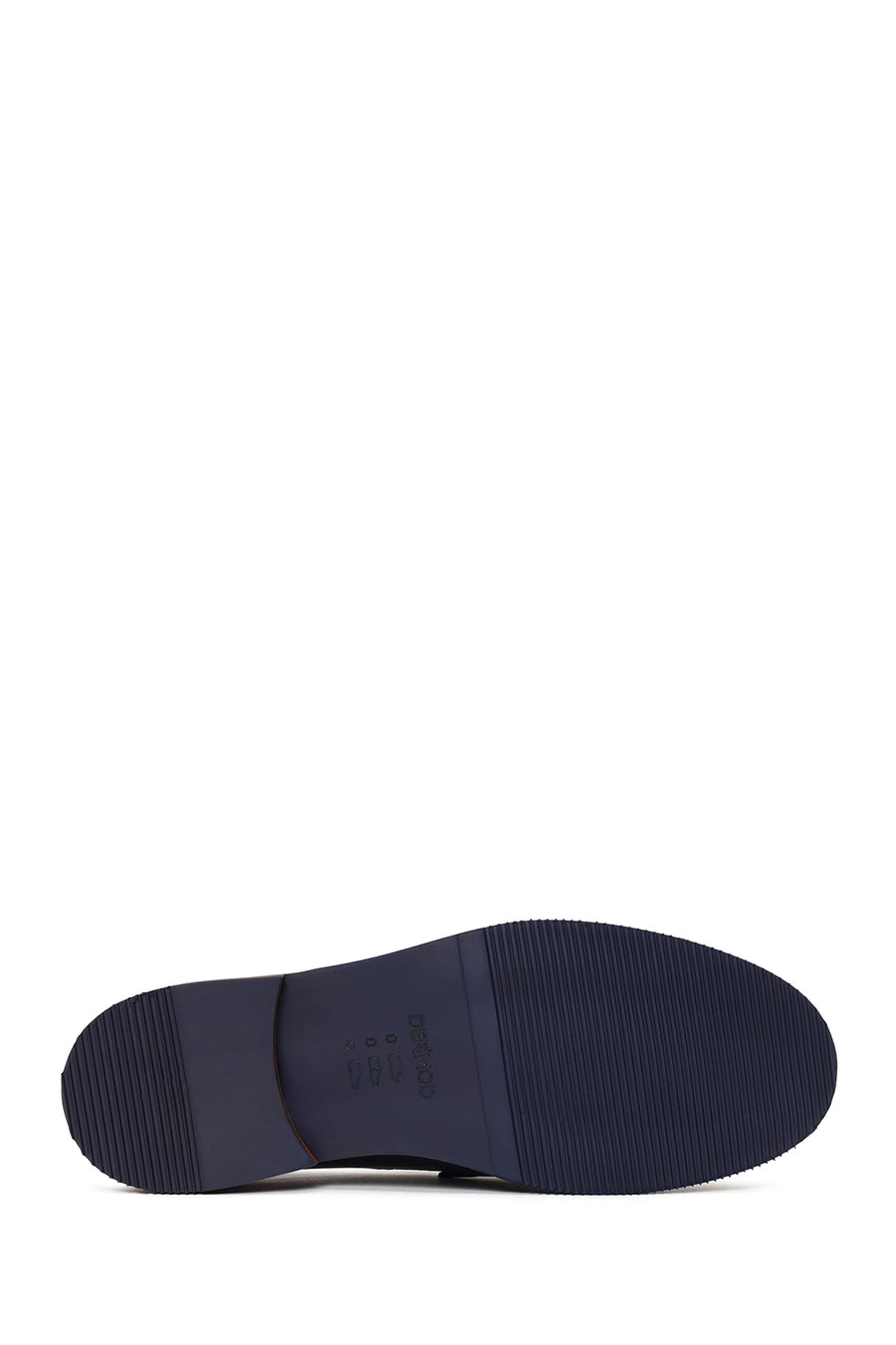 Erkek Lacivert Deri Loafer
