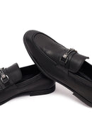 Erkek Siyah Tokalı Deri Casual Loafer | Derimod