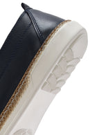 Men's Navy Blue Lace-up Leather Casual Shoes | Derimod