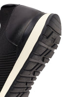 Erkek Siyah Bağcıklı Kumaş Sneaker | Derimod