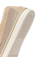 Derimod Zero Men's Beige Lace-Up Fabric Casual Shoes | Derimod