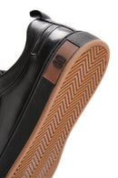 Erkek Siyah Deri Sneaker | Derimod