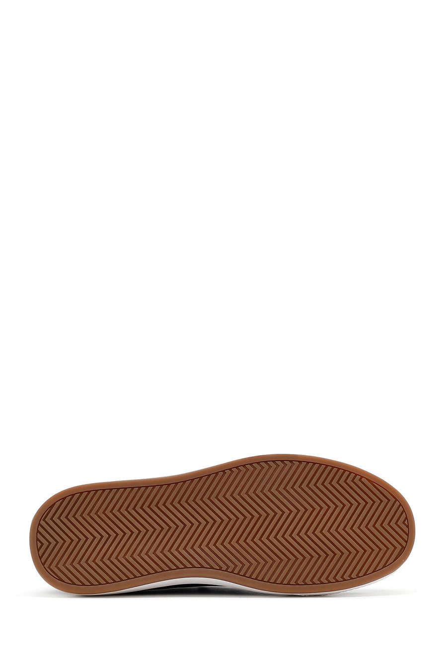 Erkek Lacivert Deri Sneaker