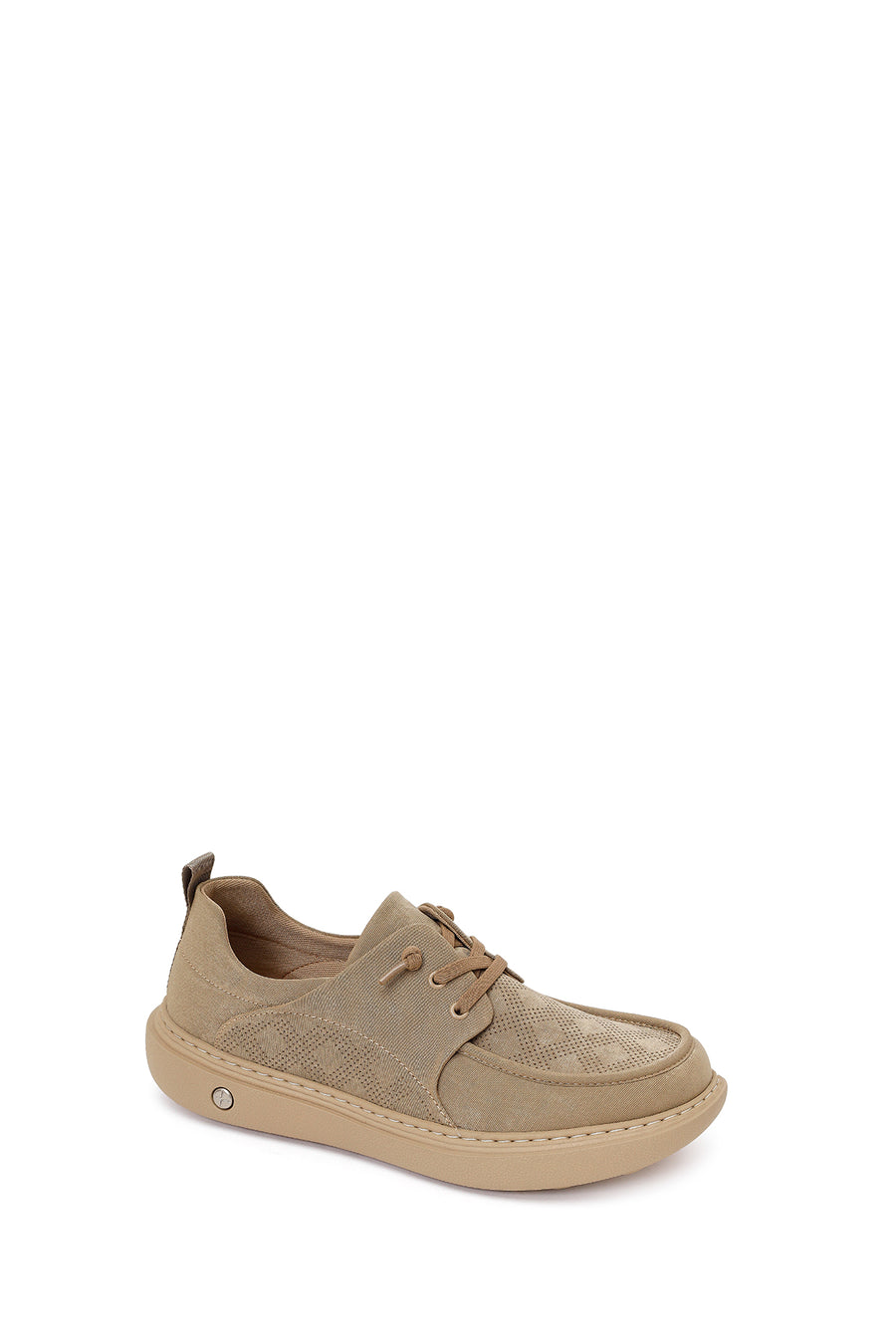 Derimod Zero Erkek Bej Bağcıklı Kumaş Sneaker