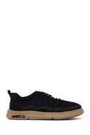 Derimoz Zero Male Black Lace-Up Fabric Sneaker | Derimod