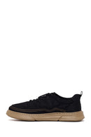 Derimoz Zero Male Black Lace-Up Fabric Sneaker | Derimod