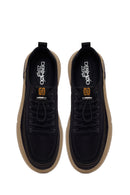 Derimoz Zero Male Black Lace-Up Fabric Sneaker | Derimod