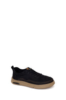 Derimoz Zero Male Black Lace-Up Fabric Sneaker | Derimod