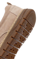 Derimod Fly Erkek Bej Süet Deri Casual Loafer | Derimod