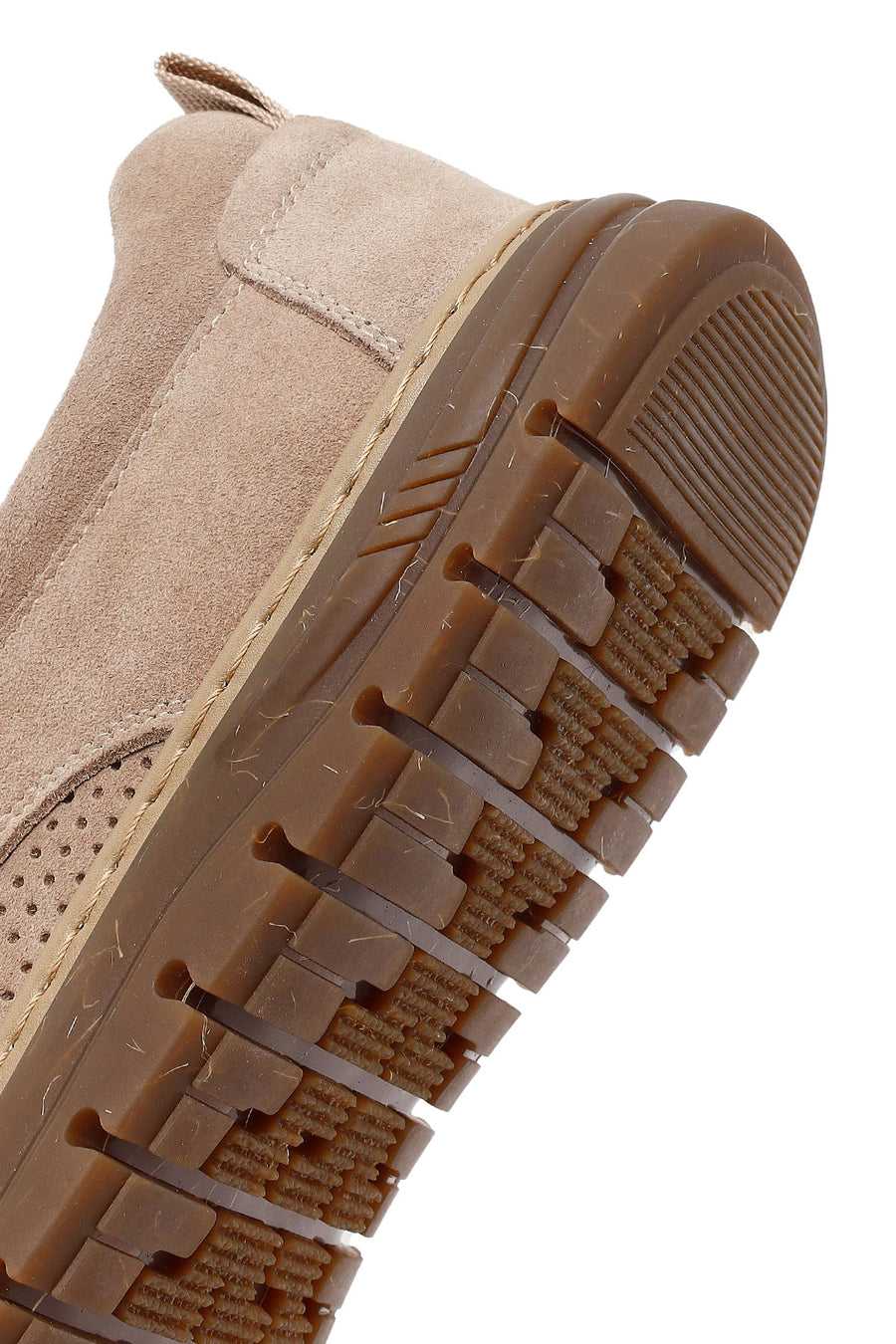 Derimod Fly Erkek Bej Süet Deri Casual Loafer