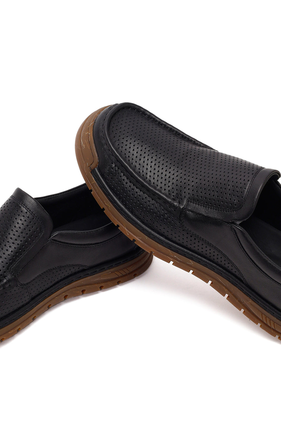 Derimod Fly Erkek Siyah Deri Casual Loafer