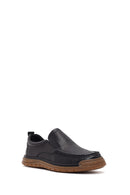 Derimod Fly Erkek Siyah Deri Casual Loafer | Derimod