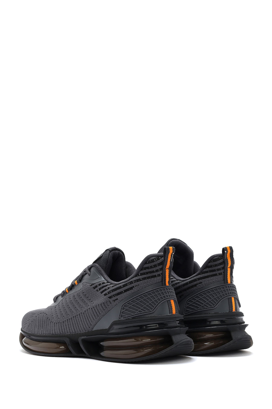 Derimod Zero Men's Gray Lace-Up Thick Soled Fabric Sneaker