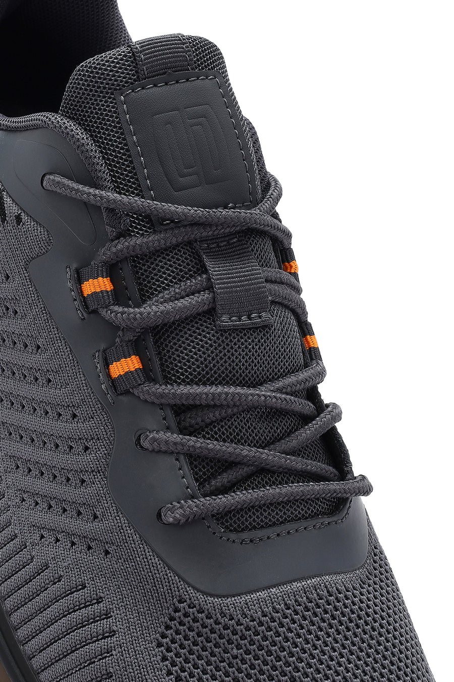 Derimod Zero Men's Gray Lace-Up Thick Soled Fabric Sneaker