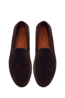 Erkek Kahverengi Süet Deri Casual Loafer | Derimod