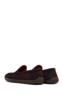 Erkek Kahverengi Süet Deri Casual Loafer | Derimod