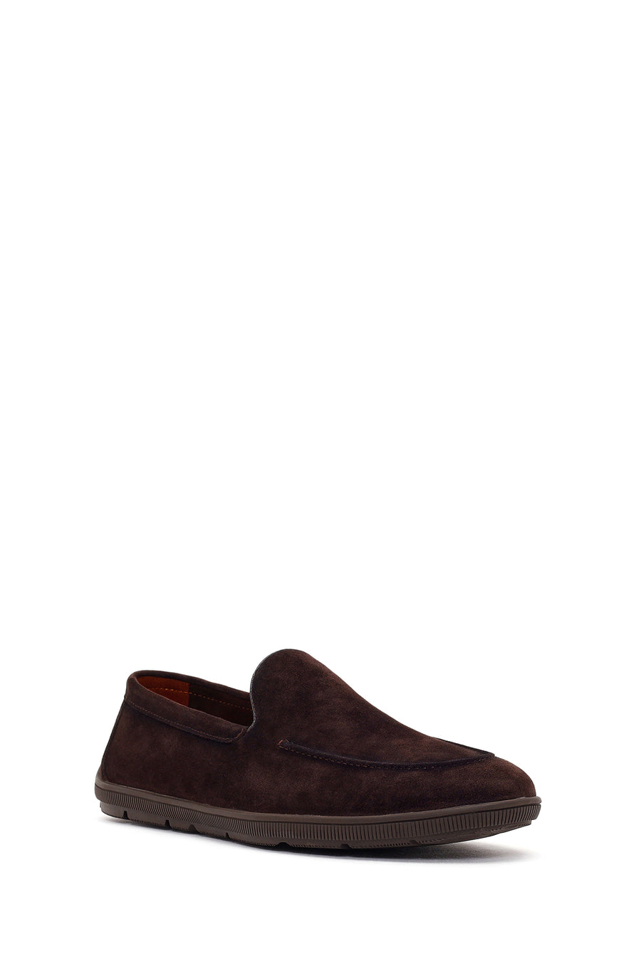 Erkek Kahverengi Süet Deri Casual Loafer