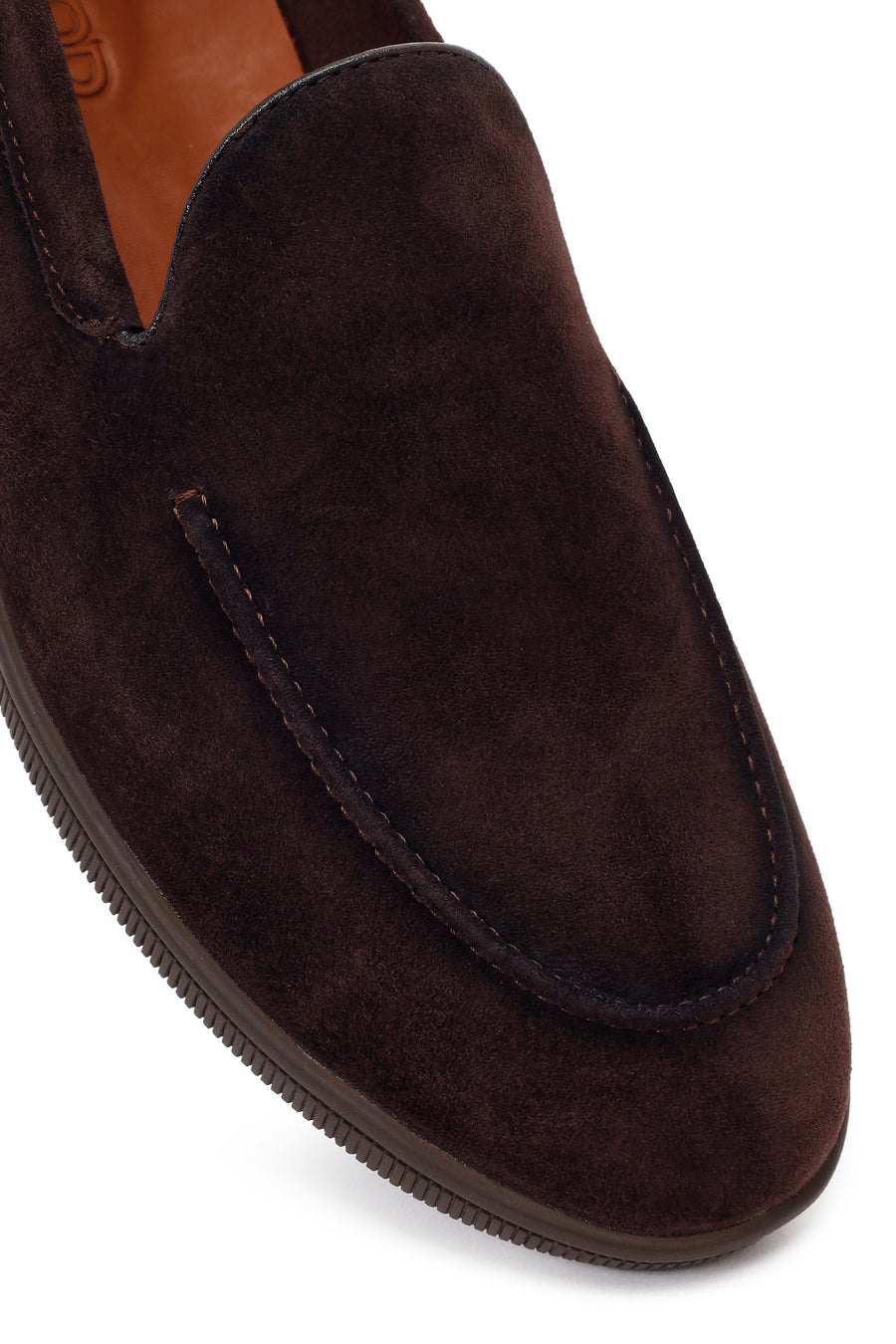 Erkek Kahverengi Süet Deri Casual Loafer