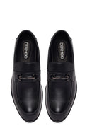 Erkek Siyah Tokalı Deri Klasik Loafer | Derimod