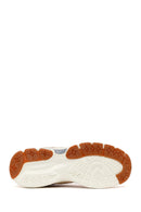 Male Beige Lace-Up Thick-Soled Suede Leather Sneaker | Derimod