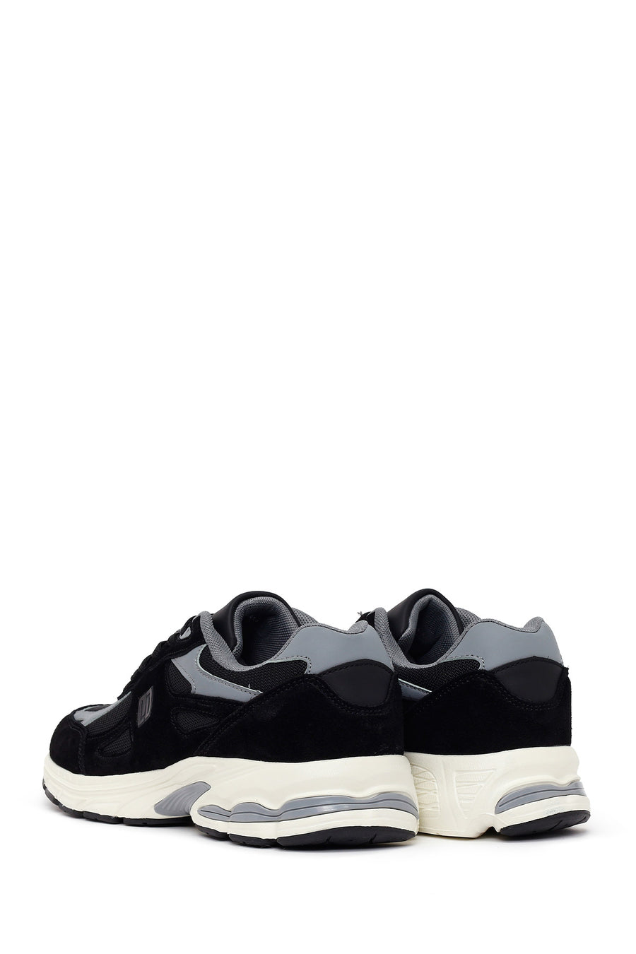 Erkek Siyah Bağcıklı Kalın Tabanlı Süet Deri Sneaker