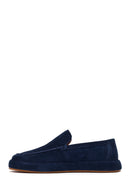 Erkek Lacivert Süet Deri Casual Loafer | Derimod