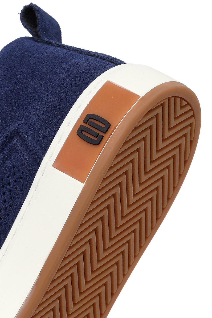 Erkek Lacivert Bağcıklı Süet Deri Sneaker