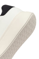 Erkek Beyaz Bağcıklı Kalın Tabanlı Sneaker | Derimod