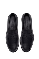 Erkek Siyah Deri Casual Loafer | Derimod