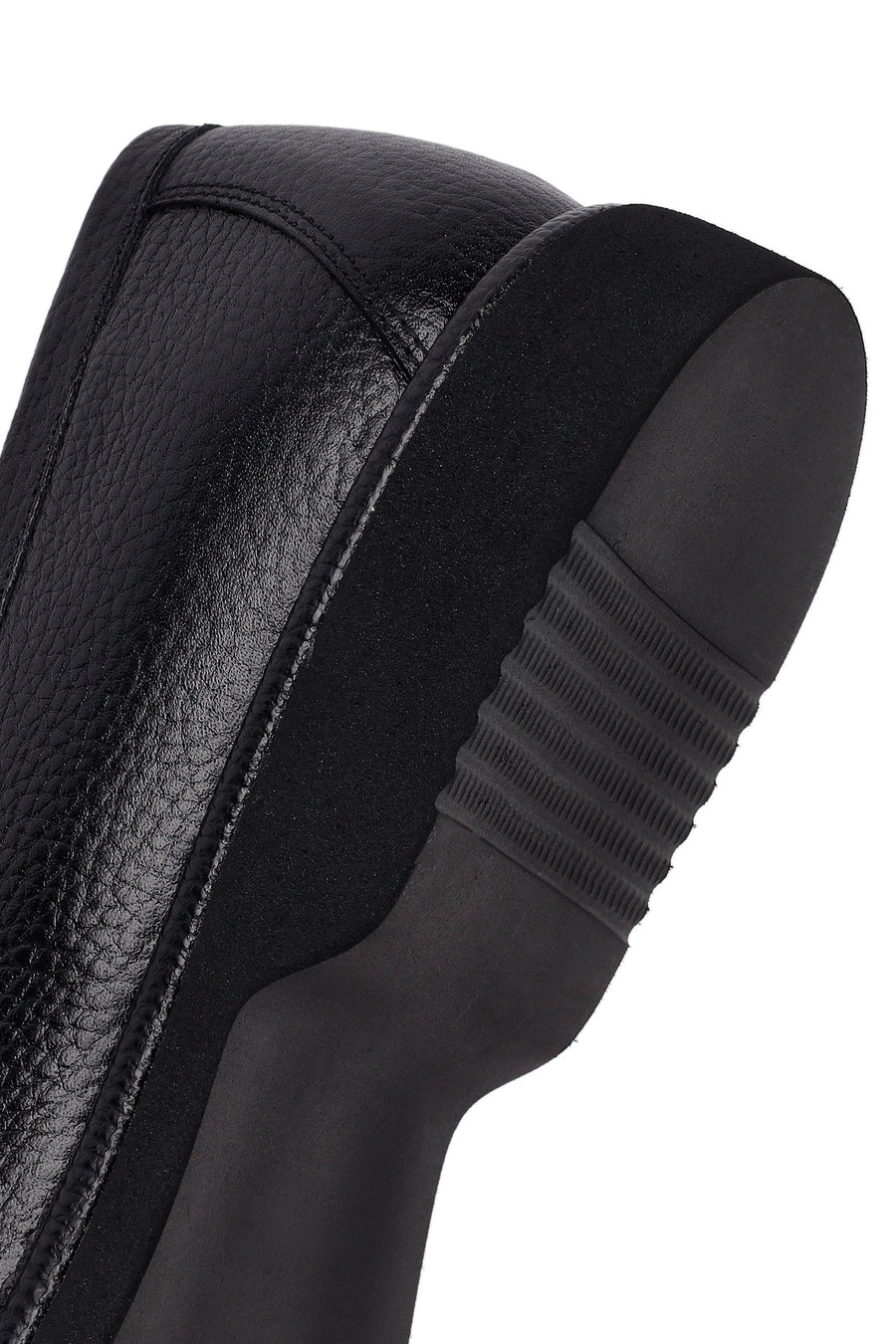 Erkek Siyah Deri Casual Loafer