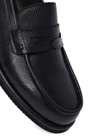 Erkek Siyah Deri Casual Loafer | Derimod