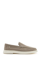 Erkek Bej Süet Deri Casual Loafer | Derimod