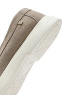 Erkek Bej Süet Deri Casual Loafer | Derimod