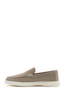Erkek Bej Süet Deri Casual Loafer | Derimod