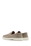 Erkek Bej Süet Deri Casual Loafer | Derimod