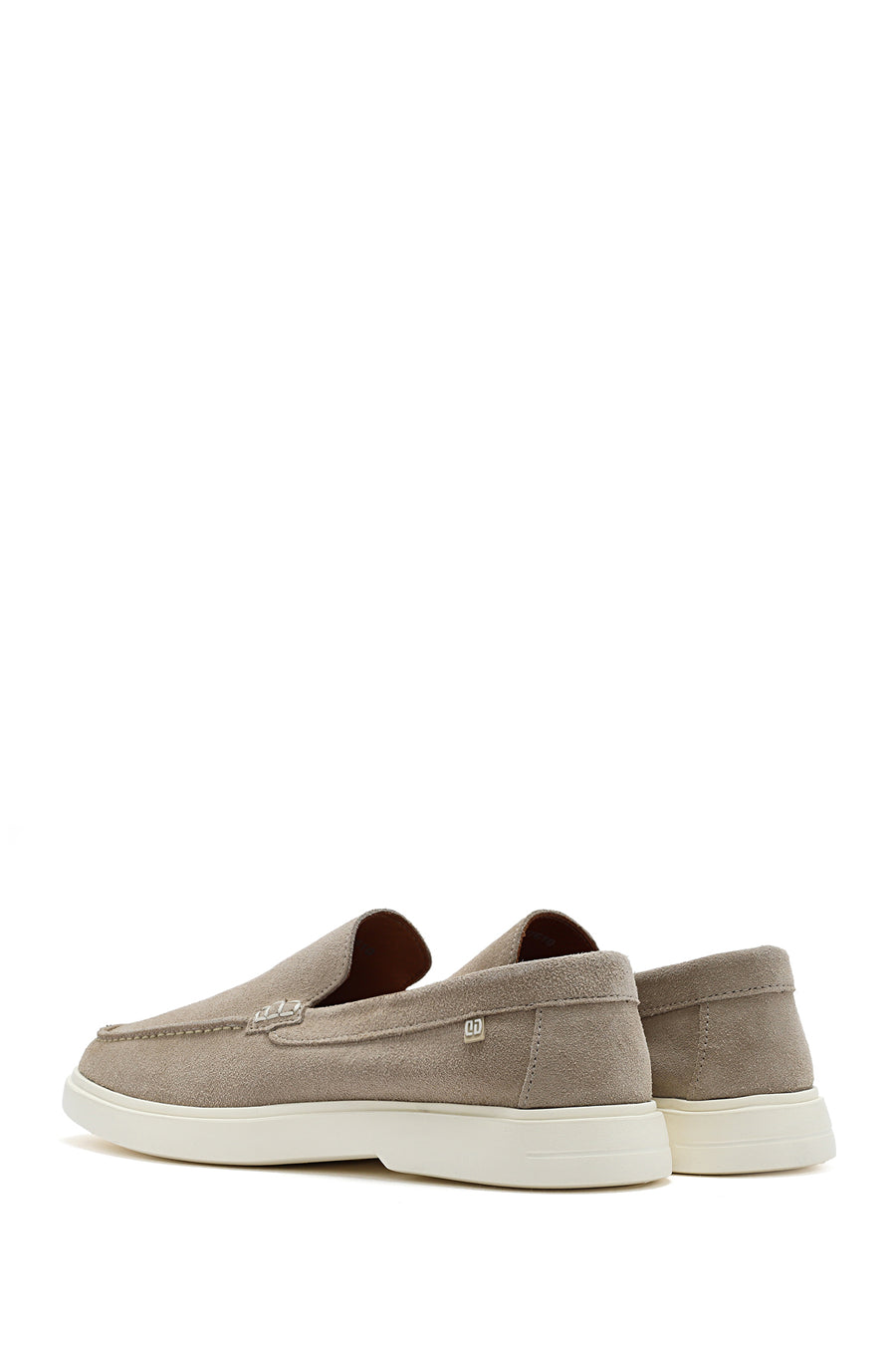 Erkek Bej Süet Deri Casual Loafer