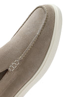 Erkek Bej Süet Deri Casual Loafer | Derimod
