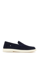 Erkek Lacivert Süet Deri Casual Loafer | Derimod