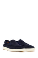 Erkek Lacivert Süet Deri Casual Loafer | Derimod