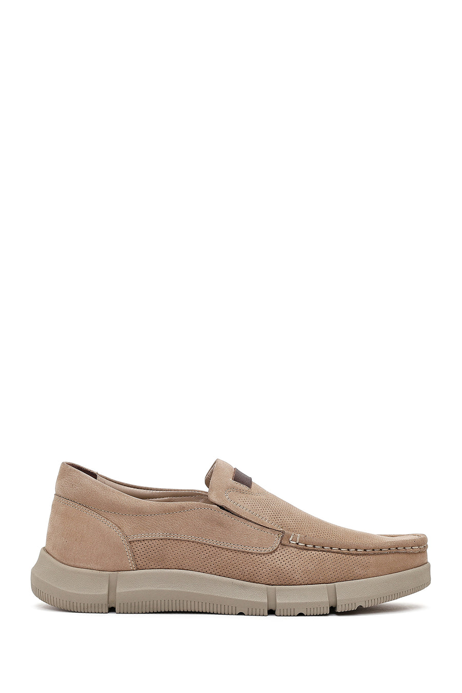 Men's Beige Nubuck Leather Casual Loafer 26SFD7104V3 | Derimod