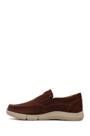 Erkek Kahverengi Nubuk Deri Casual Loafer | Derimod