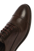 Men's Brown Laced Leather Classic Shoes | Derimod