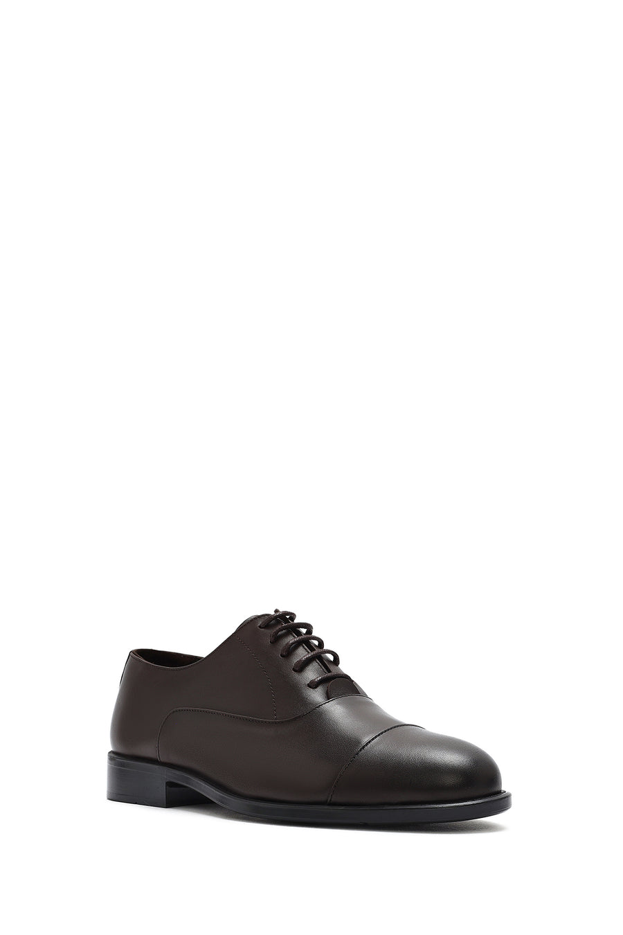Men's Brown Laced Leather Classic Shoes