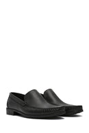 Erkek Siyah Deri Loafer | Derimod